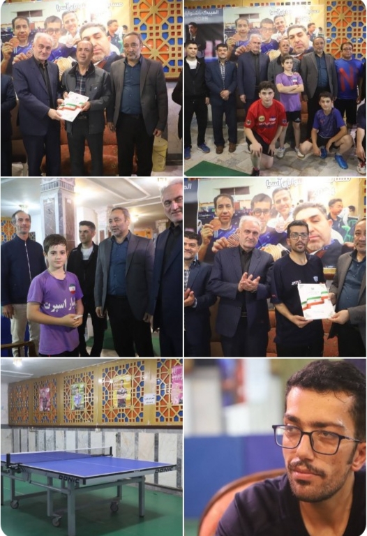 تقدیر از فرزاد چراغی، قهرمان تنیس روی میز جانبازان و توان‌یابان اردبیل